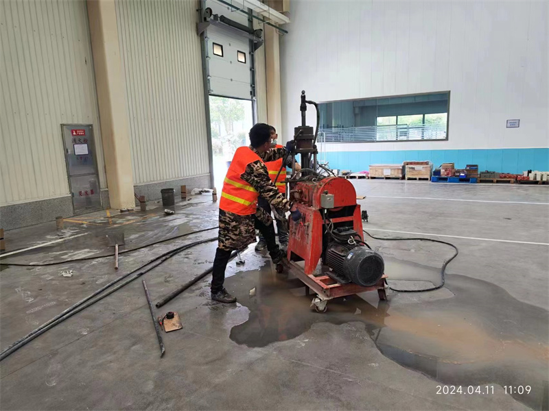 凉州厂房地面下沉塌陷注浆加固施工